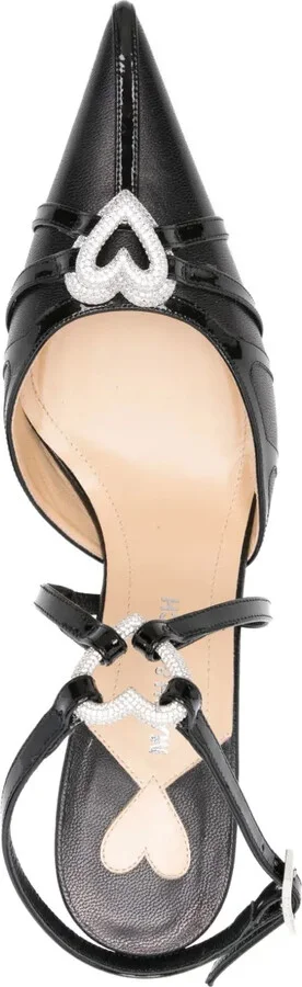 100mm Heart-Embellished Pumps - Image 4