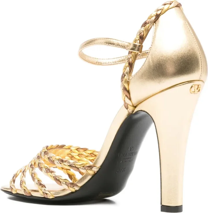 100mm Hi Dolly braided sandals - Image 3
