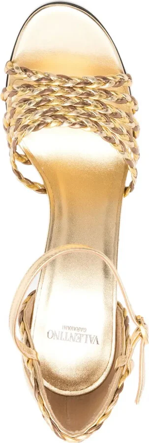 100mm Hi Dolly braided sandals - Image 4