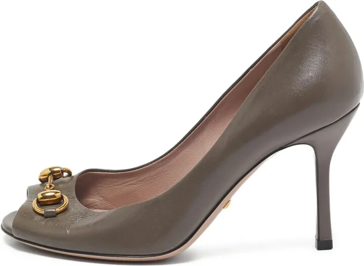 100mm Horsebit-detail pumps