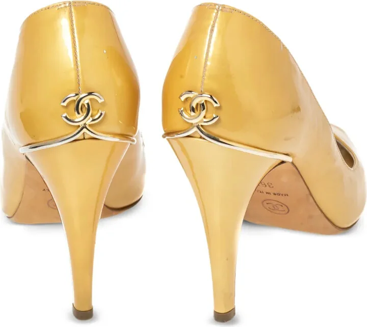 100mm interlocking CC logo pumps - Image 4