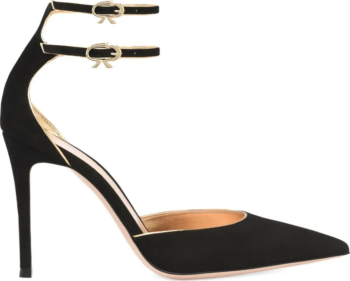 100mm Ivette heeled pumps