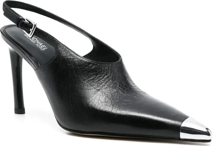 100mm Kasia leather pumps - Image 2