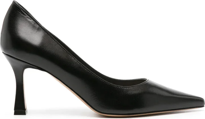 100mm Kate leather pumps