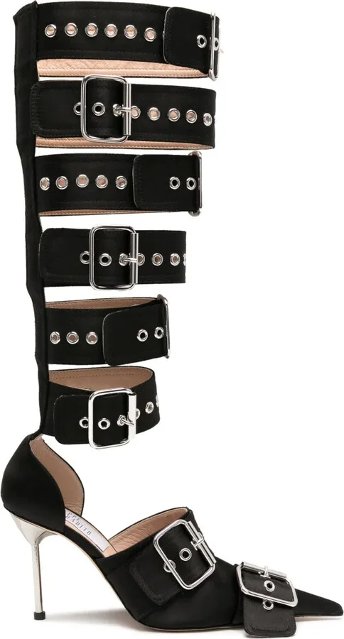 100mm Knee-High Pumps