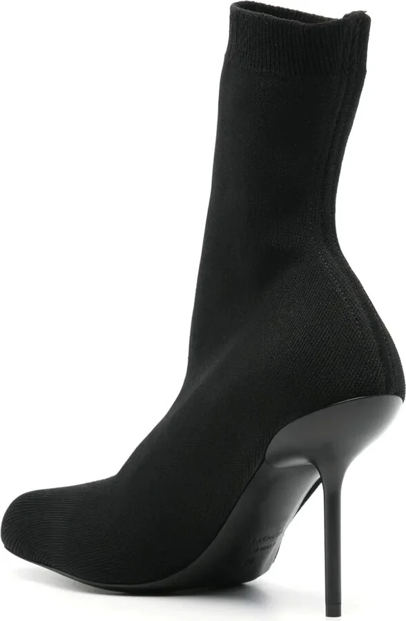 100mm Knitted Ankle Boots - Image 3