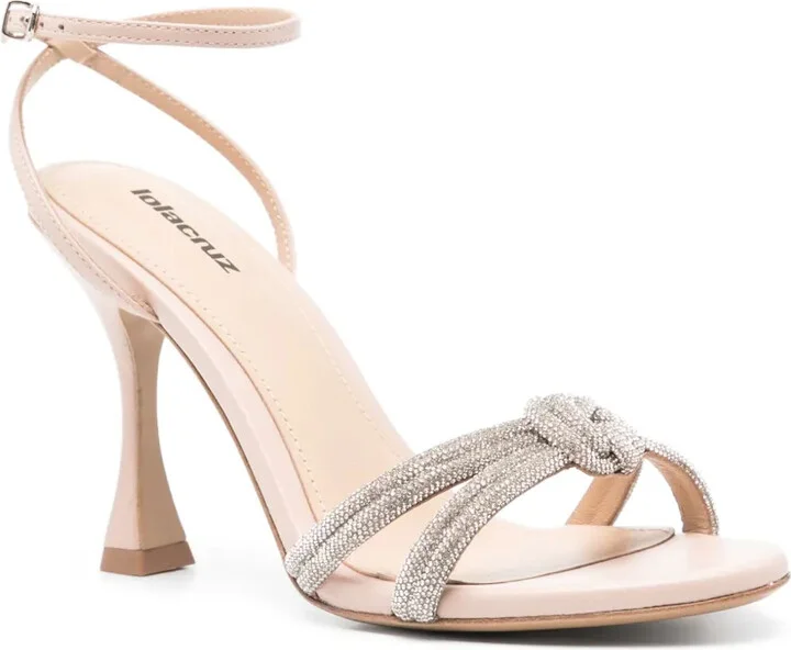 100mm Knot-Detailed Sandals - Image 2
