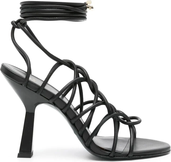 100mm Lace-Up Sandals
