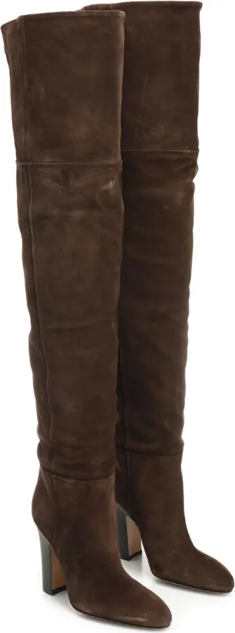 100mm Lavinia suede thigh-high boots - Image 2