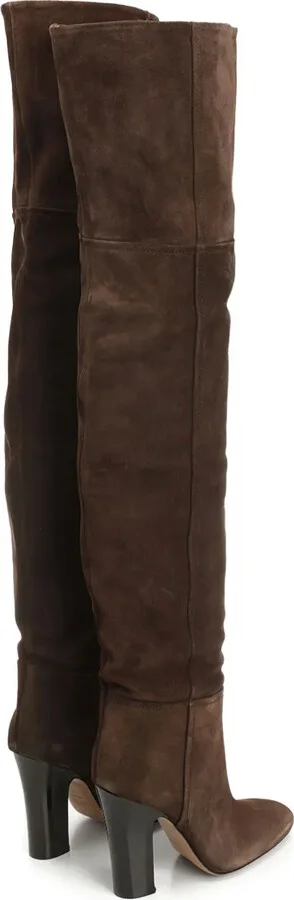 100mm Lavinia suede thigh-high boots - Image 3