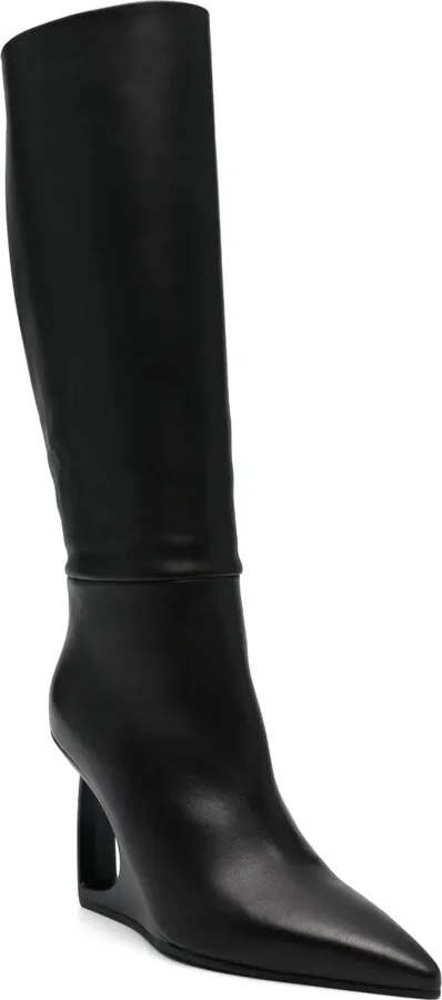 100mm Leather Boots - Image 2