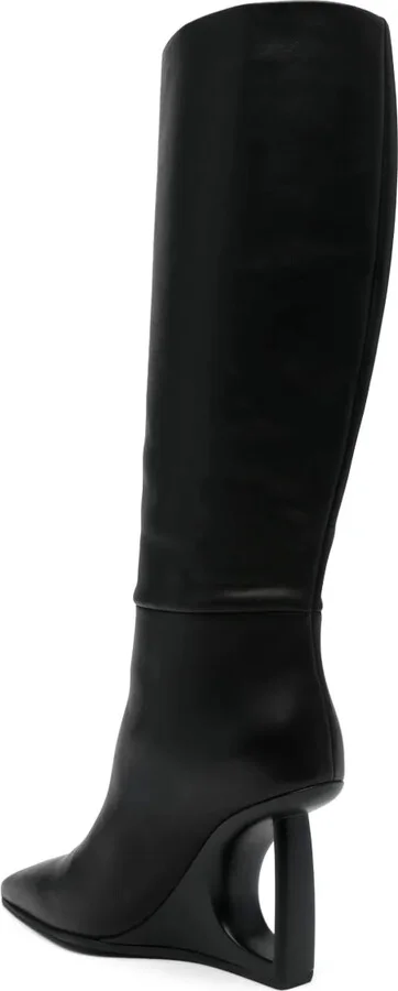 100mm Leather Boots - Image 3