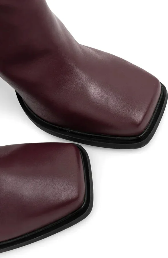 100mm Leather Boots - Image 4