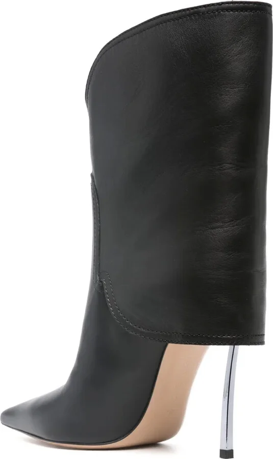 100mm Leather Boots - Image 3