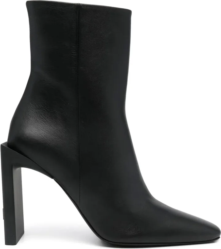 100mm Leather Boots
