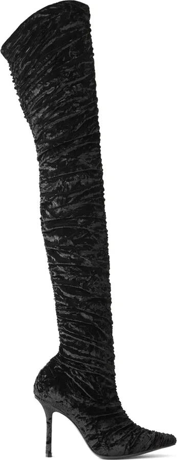 100mm Leather Boots