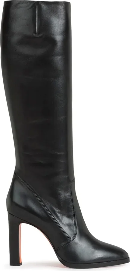 100mm Leather Boots