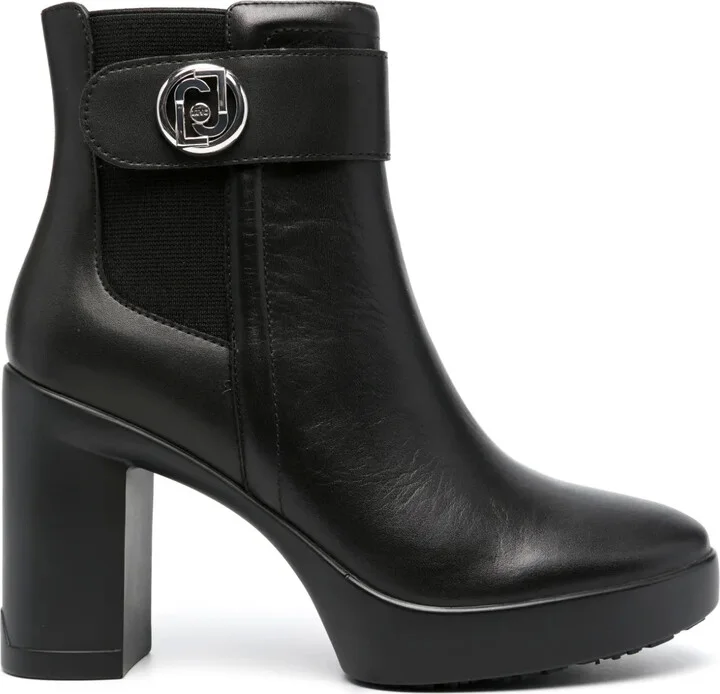 100mm Leather Boots