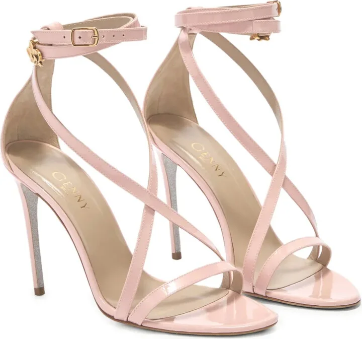 100mm Leather Heeled Pumps - Image 2