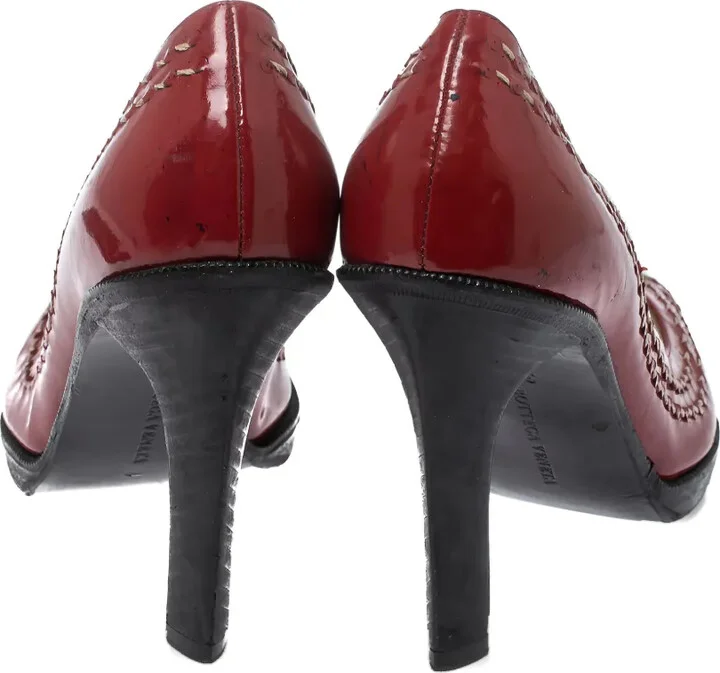 100mm Leather Heeled Pumps - Image 3