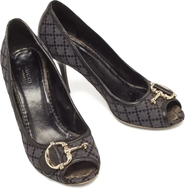 100mm Leather Heeled Pumps - Image 3