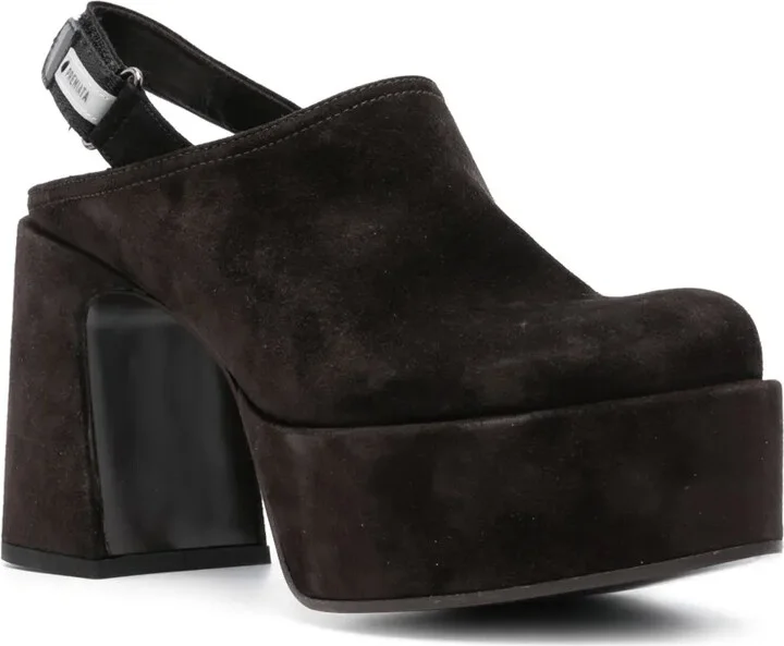 100mm Leather Mules - Image 2