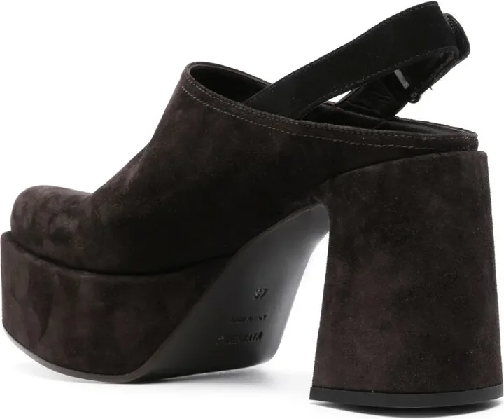 100mm Leather Mules - Image 3