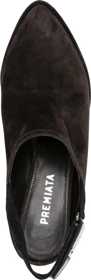 100mm Leather Mules - Image 4