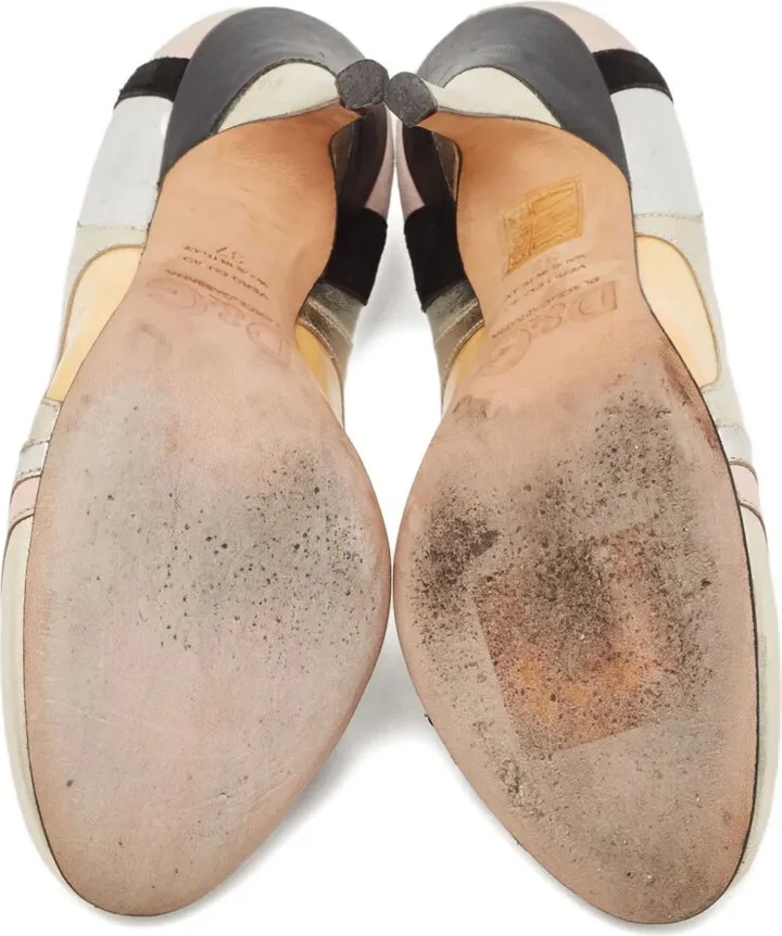 100mm Leather-Panelled Pumps - Image 4