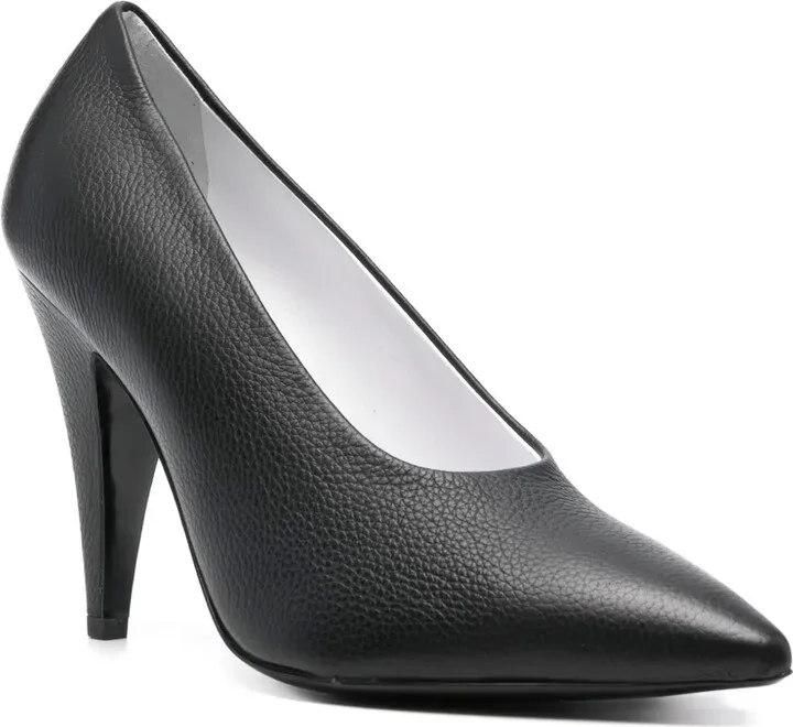 100mm Leather Pumps - Image 2