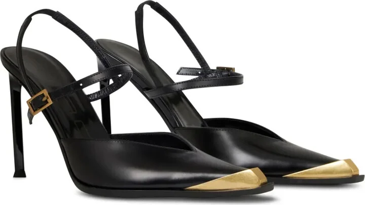 100mm Leather Pumps - Image 2