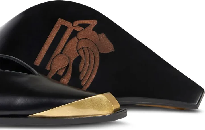 100mm Leather Pumps - Image 4