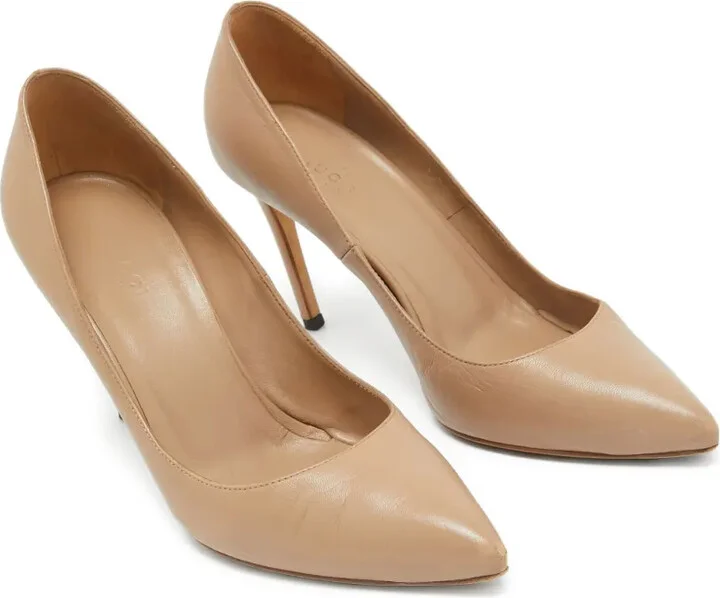 100mm Leather Pumps - Image 3