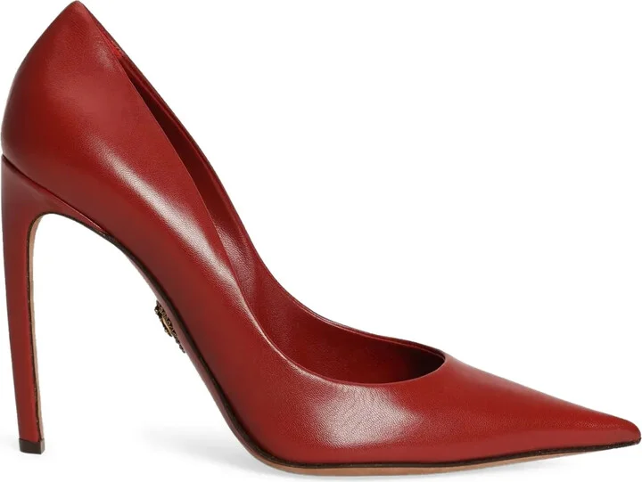 100mm Leather Pumps
