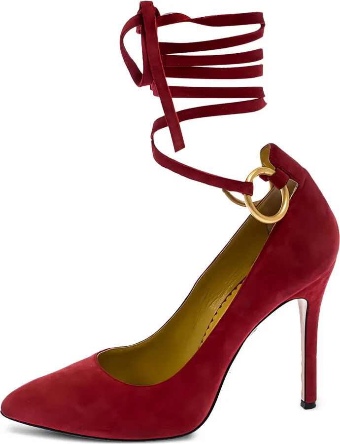 100mm Leather Pumps