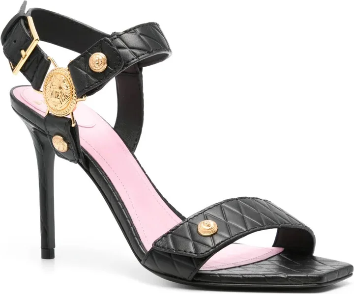 100mm Leather Sandals - Image 2