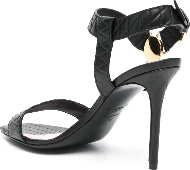 100mm Leather Sandals - Image 3