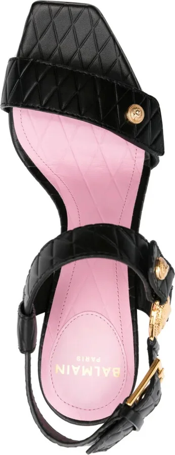 100mm Leather Sandals - Image 4