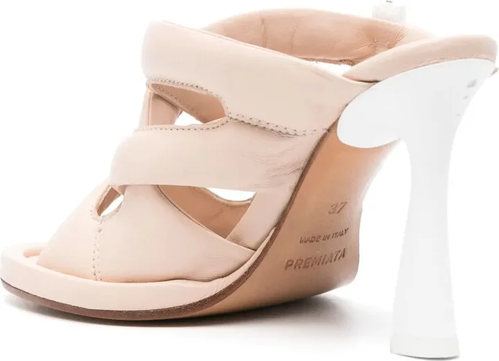 100mm Leather Sandals - Image 3