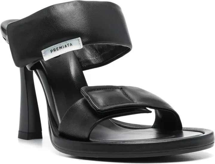 100mm Leather Sandals - Image 2