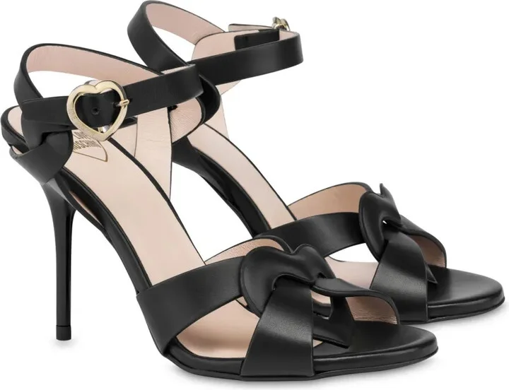 100mm Leather Sandals - Image 2