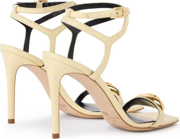 100mm Leather Sandals - Image 3