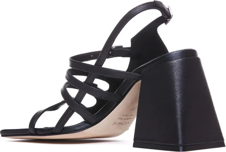 100mm Leather Sandals - Image 4