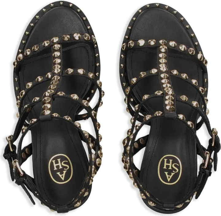 100mm Leather Sandals - Image 4