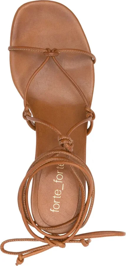 100mm Leather Sandals - Image 4