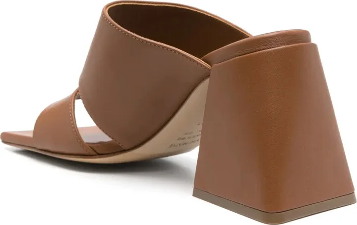 100mm Leather Sandals - Image 3