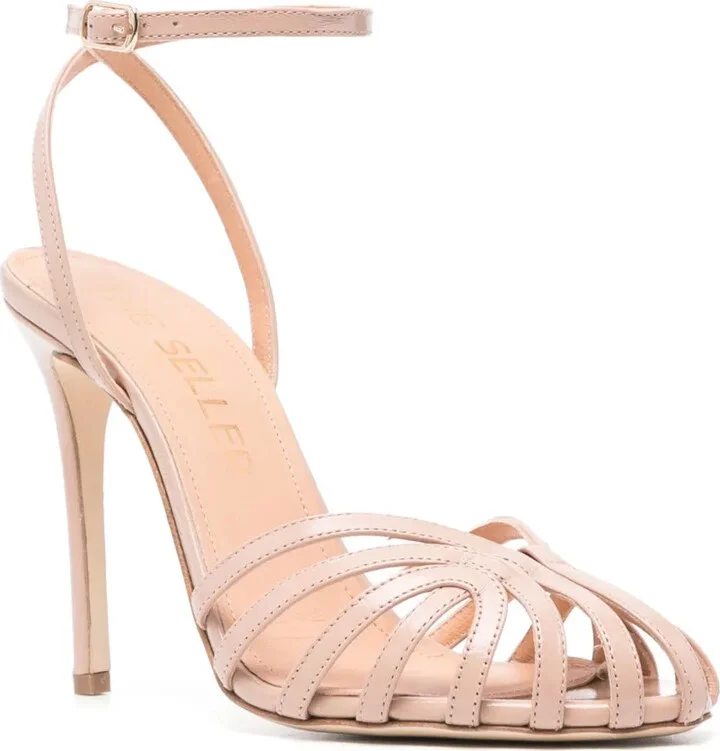 100mm Leather Sandals - Image 2