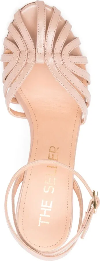 100mm Leather Sandals - Image 4