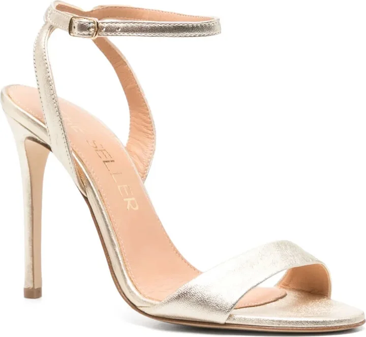 100mm Leather Sandals - Image 2