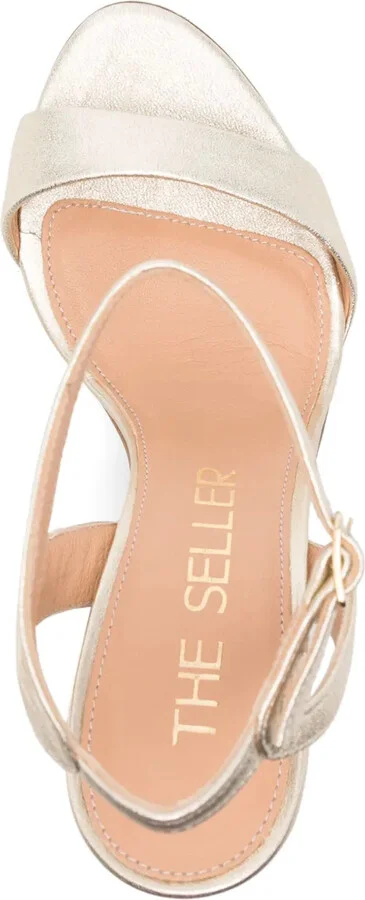 100mm Leather Sandals - Image 4